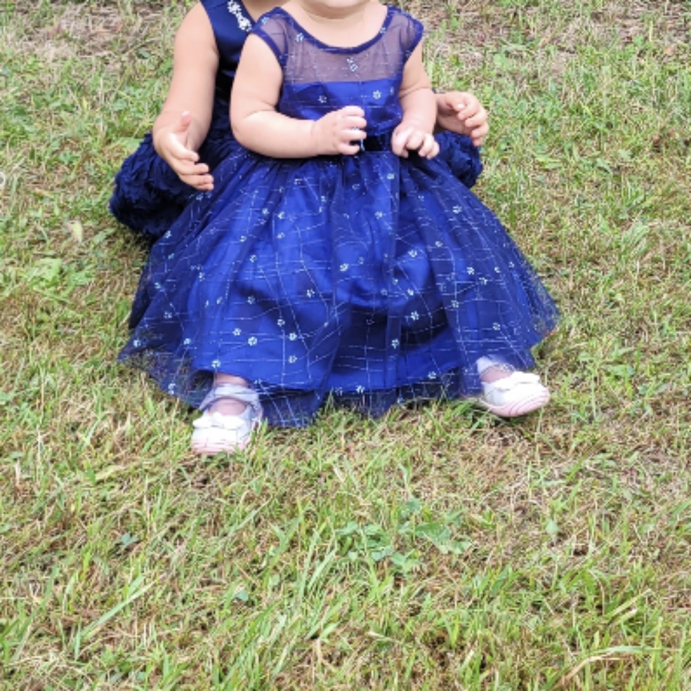 2T Bonnie Jean dress navy sparkle stars 2 piece bundle